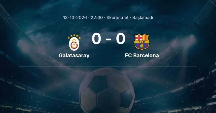 Galatasaray - FC Barcelona maçı ne zaman, saat kaçta? | Şampiyonlar Ligi