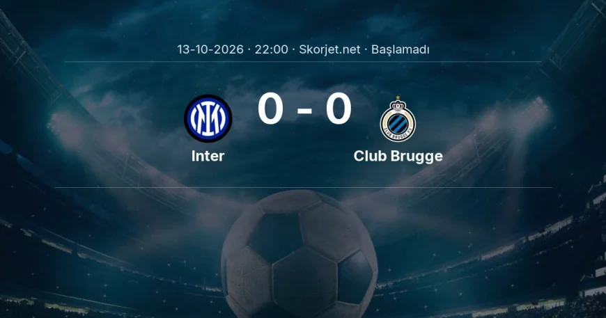 Inter - Club Brugge muhtemel ilk 11'ler | Şampiyonlar Ligi