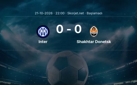 Inter - Shakhtar Donetsk maçı ne zaman, saat kaçta? | Şampiyonlar Ligi