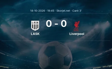 MAÇ BAŞLADI | LASK - Liverpool
