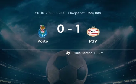 Maç sonucu: Porto 0-1 PSV | Şampiyonlar Ligi