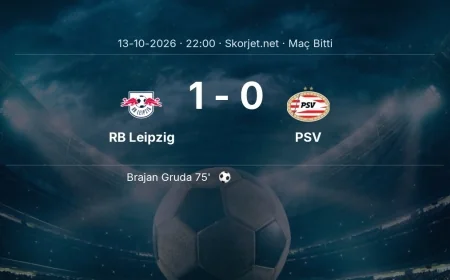 Maç sonucu: RB Leipzig 1-0 PSV | Şampiyonlar Ligi