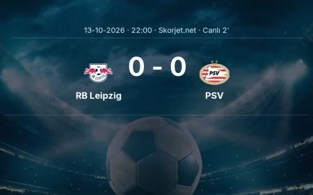 MAÇ BAŞLADI | RB Leipzig - PSV