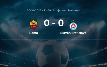 Roma - Slovan Bratislava maçı ne zaman, saat kaçta? | Şampiyonlar Ligi