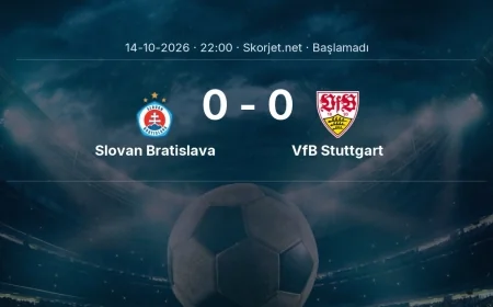 Slovan Bratislava - VfB Stuttgart maçı ne zaman, saat kaçta? | Şampiyonlar Ligi