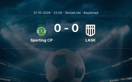 Sporting CP - LASK maçı ne zaman, saat kaçta? | Şampiyonlar Ligi