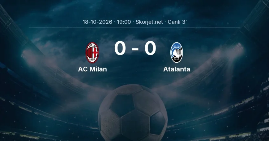 AC Milan - Atalanta maçı başladı | Serie A