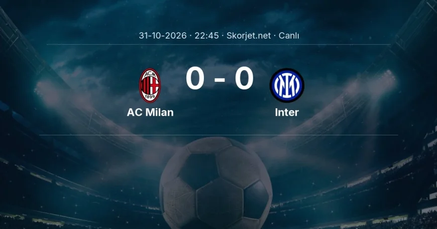 AC Milan - Inter maçı başladı | Serie A