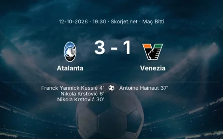 Maç sonucu: Atalanta 3-1 Venezia | Serie A