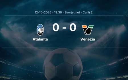 MAÇ BAŞLADI | Atalanta - Venezia