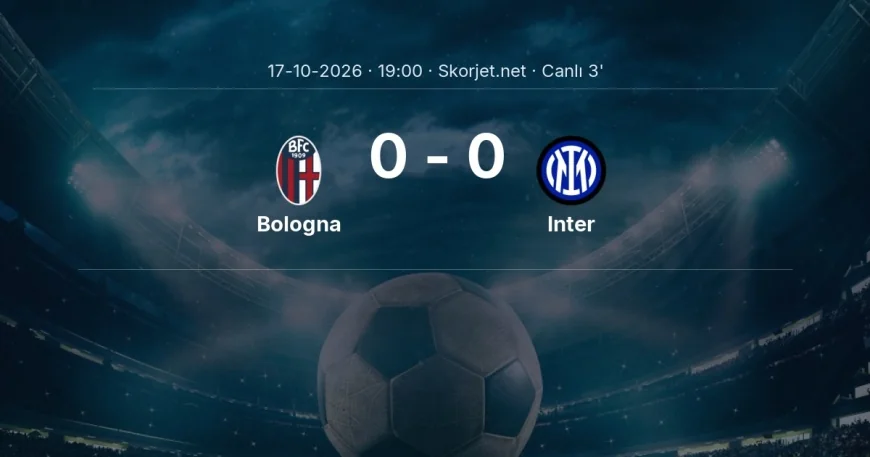 Serie A: Bologna - Inter maçı başladı