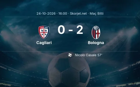 Maç sonucu: Cagliari 0-2 Bologna | Serie A