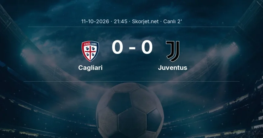 Serie A: Cagliari - Juventus maçı başladı