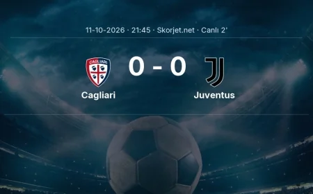 Serie A: Cagliari - Juventus maçı başladı