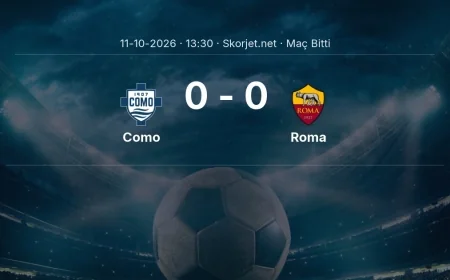 Como 0-0 Roma - maç özeti | Serie A