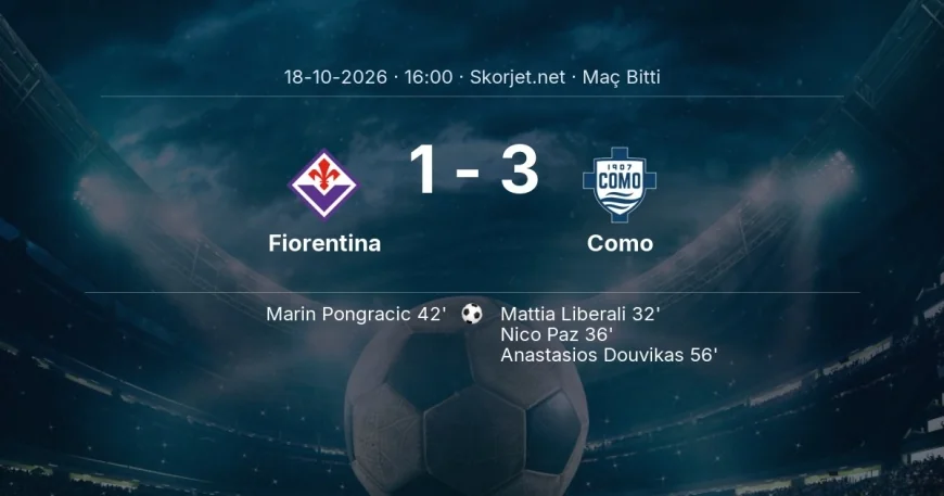 Fiorentina 1-3 Como - maç özeti | Serie A