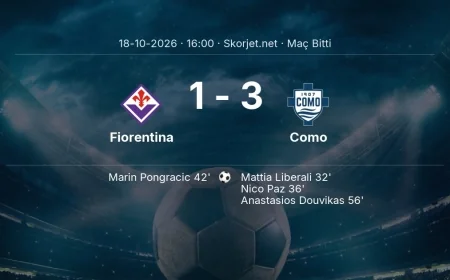 Fiorentina 1-3 Como - maç özeti | Serie A