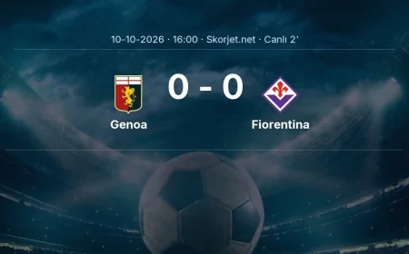 MAÇ BAŞLADI | Genoa - Fiorentina