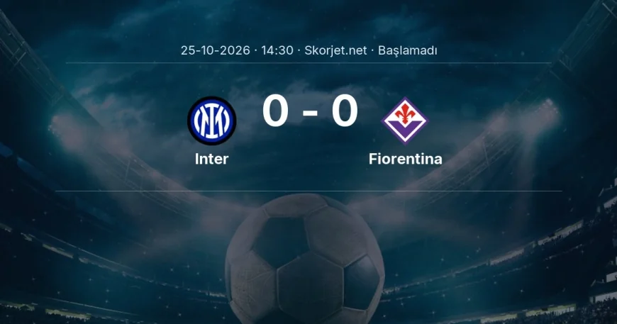 Inter - Fiorentina muhtemel ilk 11'ler | Serie A