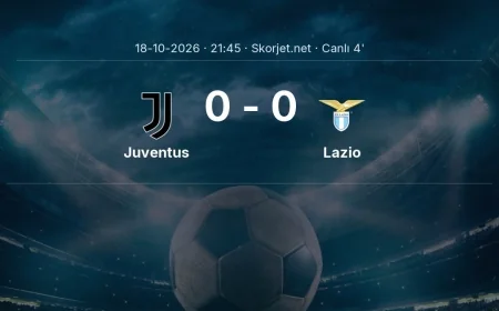 Serie A: Juventus - Lazio maçı başladı