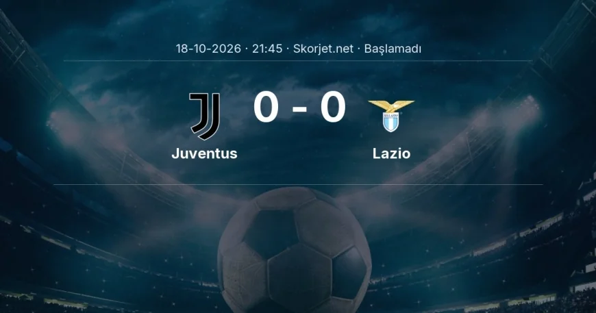 Juventus - Lazio maçı ne zaman, saat kaçta? | Serie A