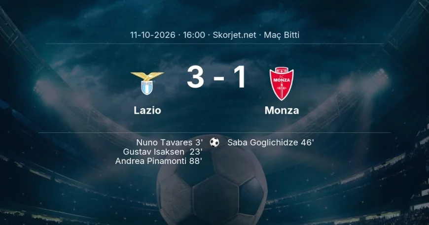 Lazio 3-1 Monza - maç özeti | Serie A