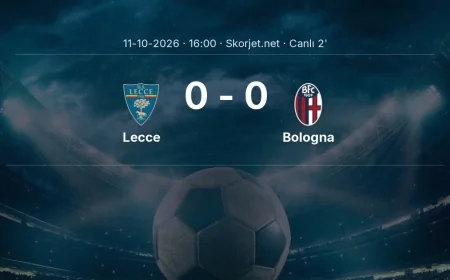MAÇ BAŞLADI | Lecce - Bologna