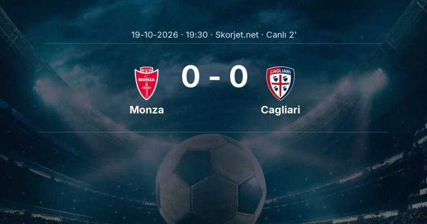 MAÇ BAŞLADI | Monza - Cagliari