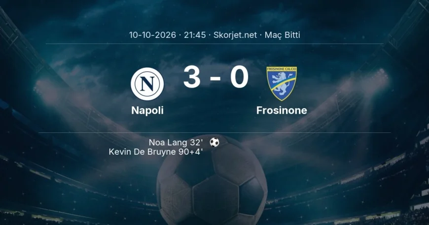 Serie A | Napoli 3-0 Frosinone sonucu