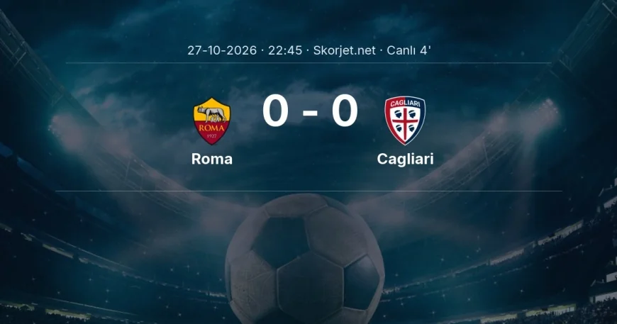 MAÇ BAŞLADI | Roma - Cagliari