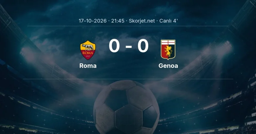 Roma - Genoa maçı başladı | Serie A