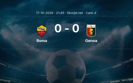 Roma - Genoa maçı başladı | Serie A