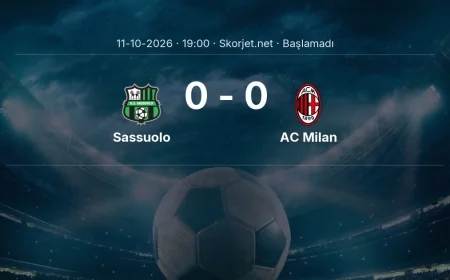 Serie A: Sassuolo - AC Milan kadro ve maç öncesi