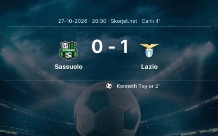 Serie A: Sassuolo - Lazio maçı başladı