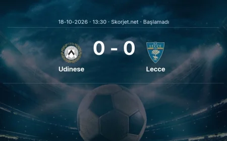 Udinese - Lecce muhtemel ilk 11'ler | Serie A