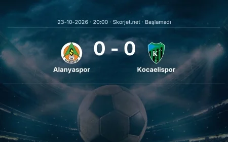 Süper Lig: Alanyaspor - Kocaelispor kadro ve maç öncesi