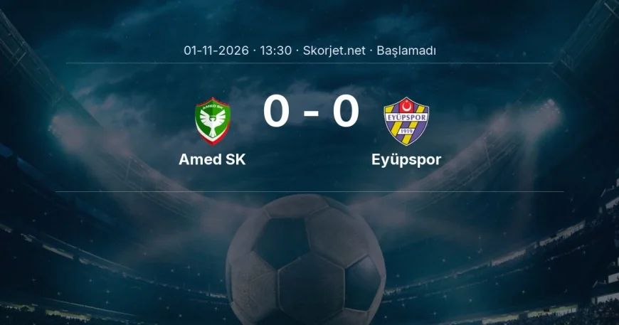 Amed SK - Eyüpspor muhtemel ilk 11'ler | Süper Lig