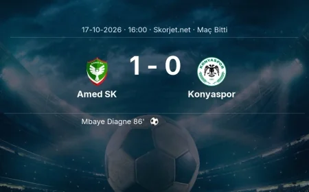 Maç sonucu: Amed SK 1-0 Konyaspor | Süper Lig
