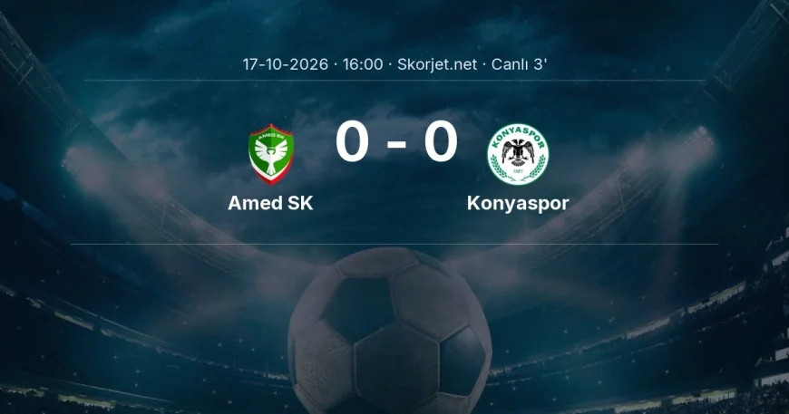 MAÇ BAŞLADI | Amed SK - Konyaspor