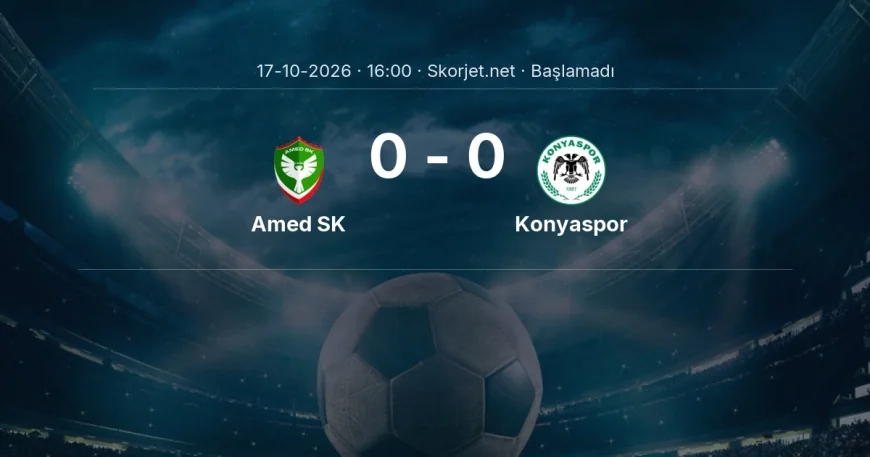 Amed SK - Konyaspor maçı hangi kanalda, saat kaçta? | Süper Lig