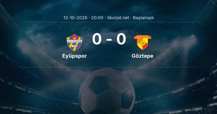 Eyüpspor - Göztepe maçı hangi kanalda, saat kaçta? | Süper Lig