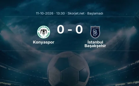 Süper Lig: Konyaspor - İstanbul Başakşehir kadro ve maç öncesi