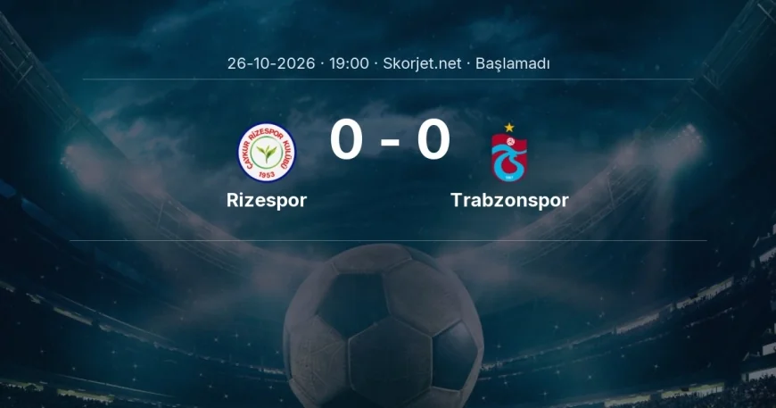 Rizespor - Trabzonspor muhtemel ilk 11'ler | Süper Lig