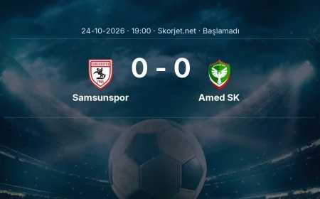 Süper Lig: Samsunspor - Amed SK kadro ve maç öncesi