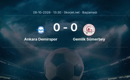 Türkiye Kupası: Ankara Demirspor - Gemlik Sümerbey maç bilgileri