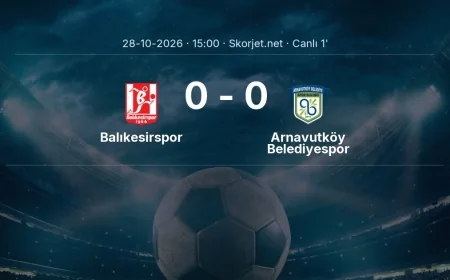Balıkesirspor - Arnavutköy Belediyespor maçı başladı | Türkiye Kupası