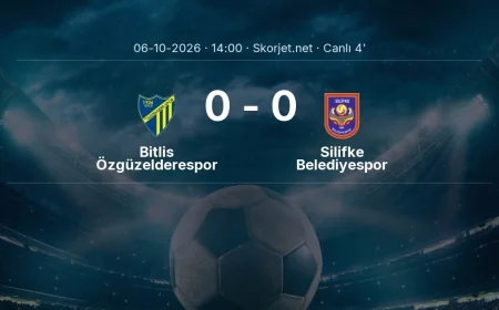 Türkiye Kupası: Bitlis Özgüzelderespor - Silifke Belediyespor maçı başladı