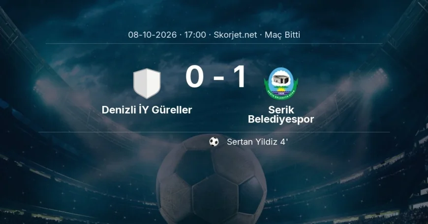 Denizli İY Güreller 0-1 Serik Belediyespor - maç özeti | Türkiye Kupası