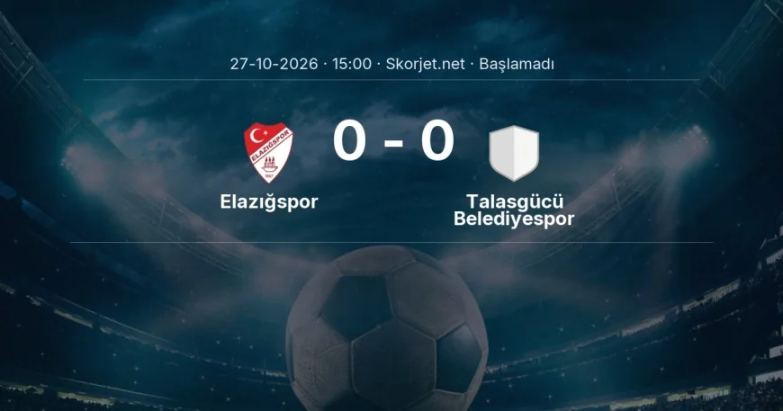 Elazığspor - Talasgücü Belediyespor maçı öncesi | Türkiye Kupası