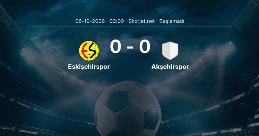 Eskişehirspor - Akşehirspor maçı öncesi | Türkiye Kupası